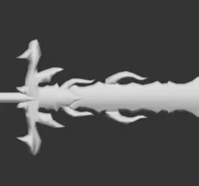 Gaming Sword Weapon 3d model