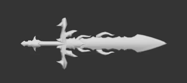 Gaming Sword Weapon 3d model Gaming Sword Weapon 3d model