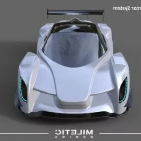 5g Lmp Prototype Concept Car 3d model