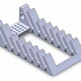 Printable 10 Phone Holder 3d model