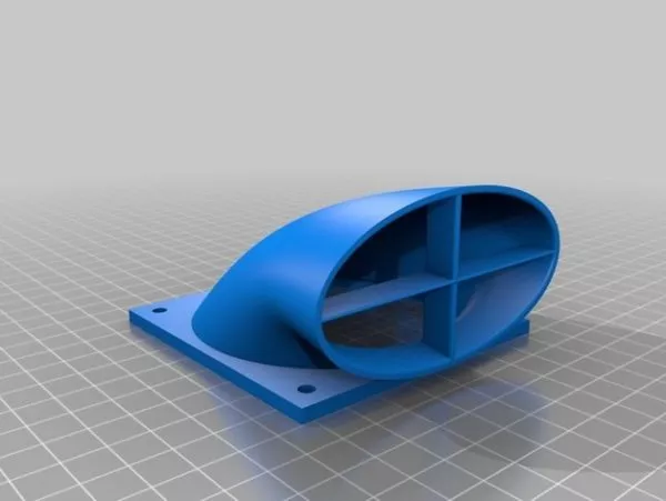 Industrial Fan Animated 3d model
