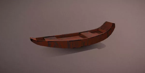Pond Boat 3d model