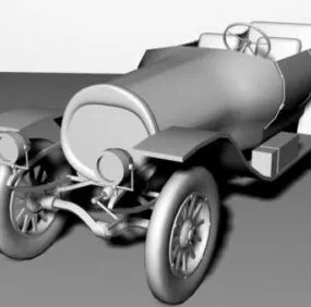 A28 Vintage Car 3d model