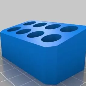 Printable Aaa Battery Stand 3d model
