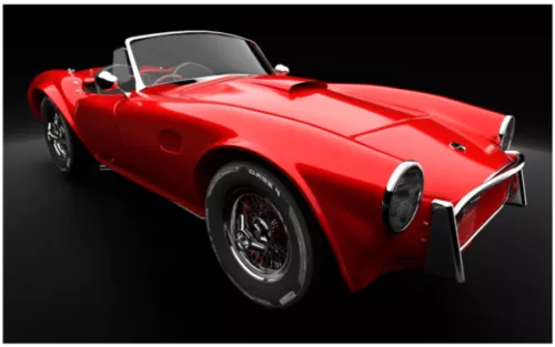 Red Ac Cobra 269 Car 3d model Red Ac Cobra 269 Car 3d model
