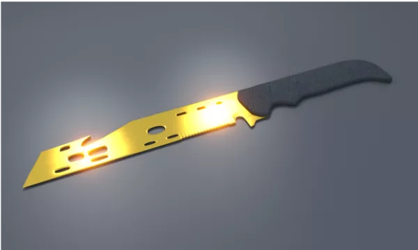Survival Knife Equipment 3d model