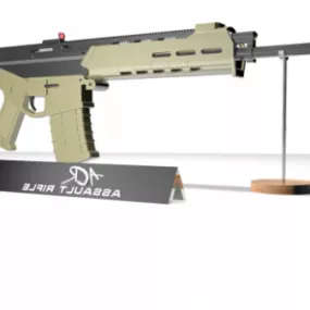 Acr Assult Rifle Gun 3d model