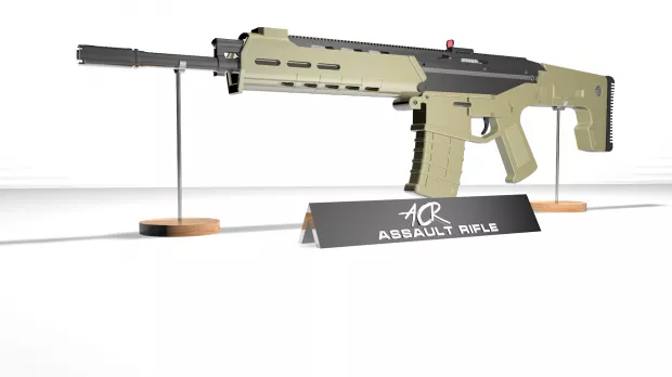 Acr Military Gun 3d model Acr Military Gun 3d model