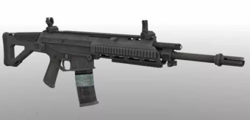 Weapon Acw-r Gun 3d model Weapon Acw-r Gun 3d model