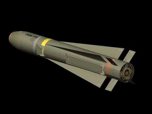 Guided Missile Weapon 3d model