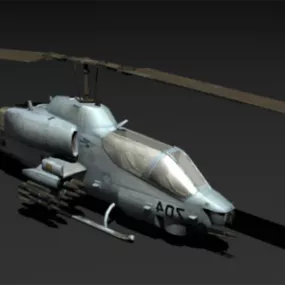 Ah-1 Cobra Helicopter 3d model