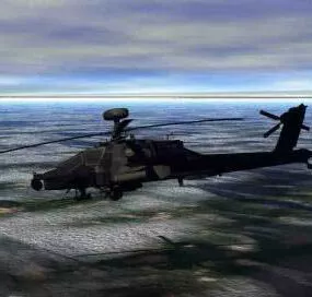 Ah 64d Helicopter Design 3d model