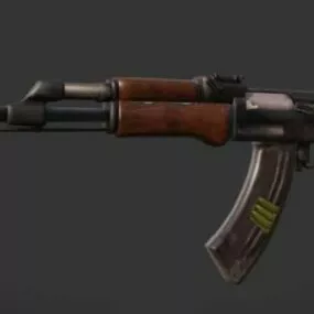 Gun Ak47 Kalashnikov 3d model