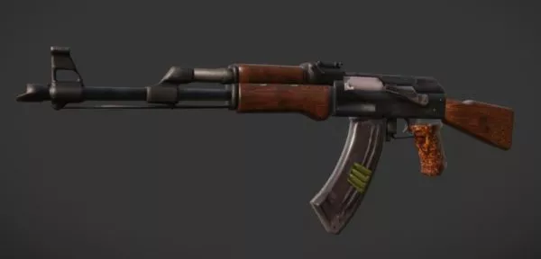 Gun Ak47 Kalashnikov 3d model Gun Ak47 Kalashnikov 3d model