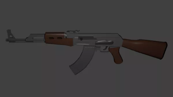 Ak-47 Russian Model 3d model Ak-47 Russian Model 3d model