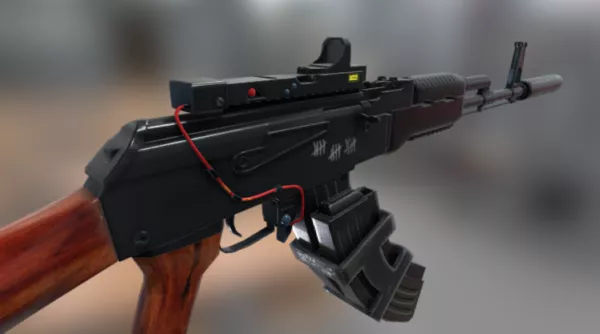 Soviet Ak47 Type 2 3d model