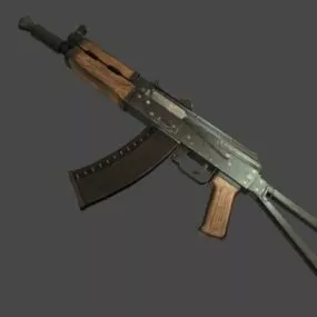 Ak-74 Gun Weapon 3d model