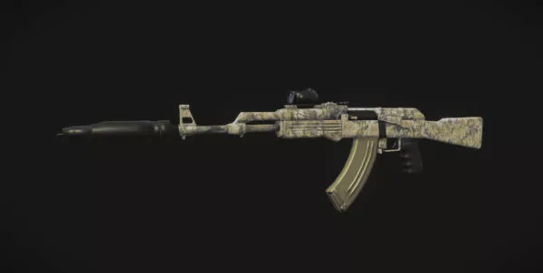 Ak74 Gun Highlander 3d model Ak74 Gun Highlander 3d model
