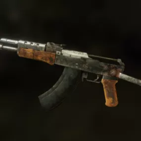 Aks Gun 3d model