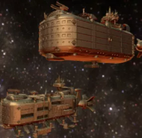 Alpaca Spaceship Design 3d model
