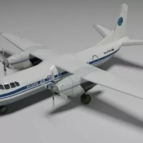 An24 Airplane 3d model