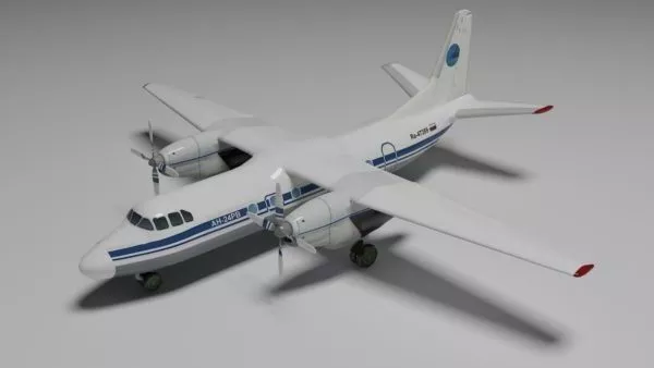 Passenger Airplane Airliner 3d model