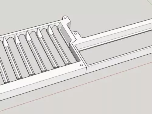 Atx Backplane Printable 3d model Atx Backplane Printable 3d model