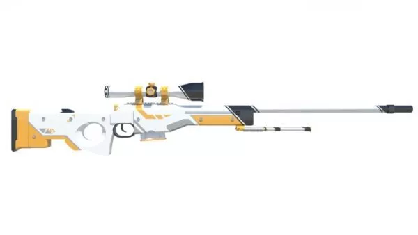 Awp Asiimov Gun Weapon 3d model Awp Asiimov Gun Weapon 3d model