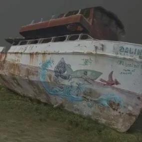 Abandoned Boat 3d model