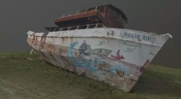 Abandoned Boat 3d model Abandoned Boat 3d model
