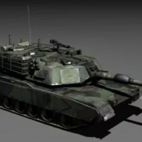 Us Abrams Tank 3d model