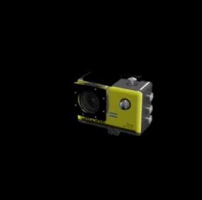 Sjcam Action Camera Device 3d model