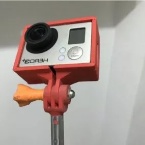 Printable Adaptador Palo Gopro 3d model