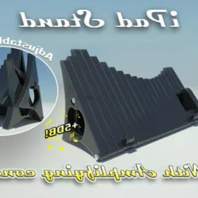 Adjustable Ipad Stand Printable 3d model