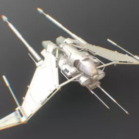 Spaceship Aerodyne Aircrafr 3d model