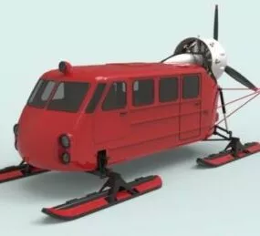 Ka-30 Winter Vehicle 3d model