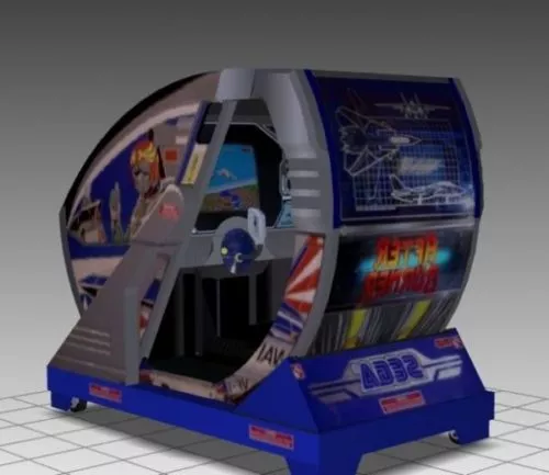 Rustic Arcade Game Machine 3d model