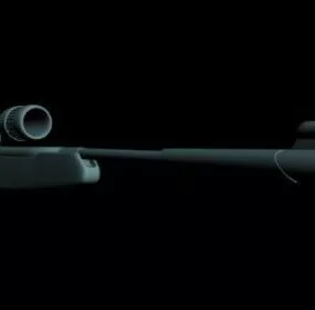 Air Rifle Gun 3d model