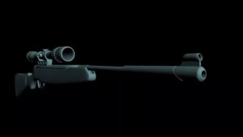 Qjb95 Rifle Weapon 3d model