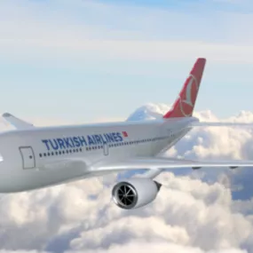 Turkish Airlines Airbus A310 Plane 3d model