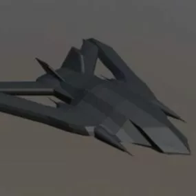 Futuristic Aircraft Concept 3d model