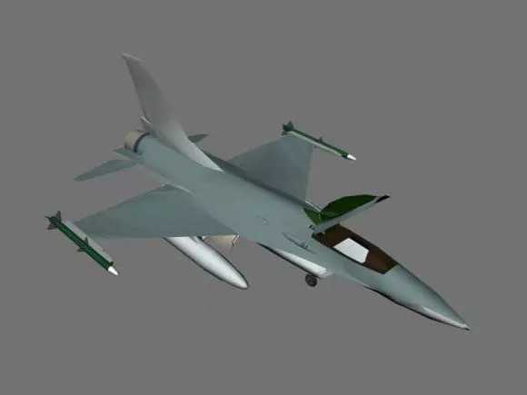 Aircrafte F16 Fin 3d model Aircrafte F16 Fin 3d model