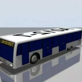 Airport Bus Vehicle 3d model
