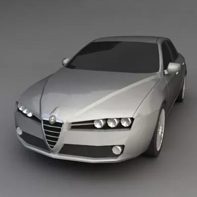Car Design Alfa Romeo 159 3d model Car Design Alfa Romeo 159 3d model