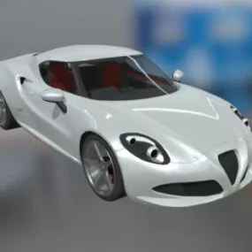 Alfa Romeo 4c Car 3d model