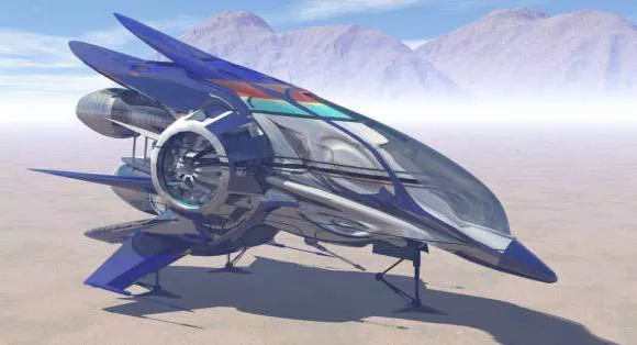 Spaceship Alien Interceptor 3d model Spaceship Alien Interceptor 3d model