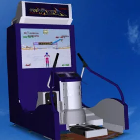 Alpine Racer Arcade Machine 3d model