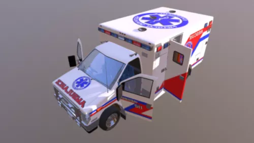 Ambulance Vehicle 3d model Ambulance Vehicle 3d model