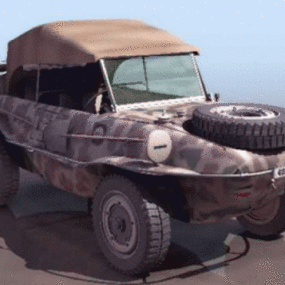 Amphibian Wreck Car 3d model