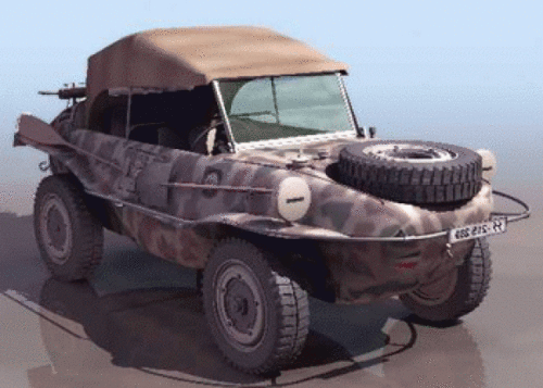 Amphibian Wreck Car 3d model Amphibian Wreck Car 3d model